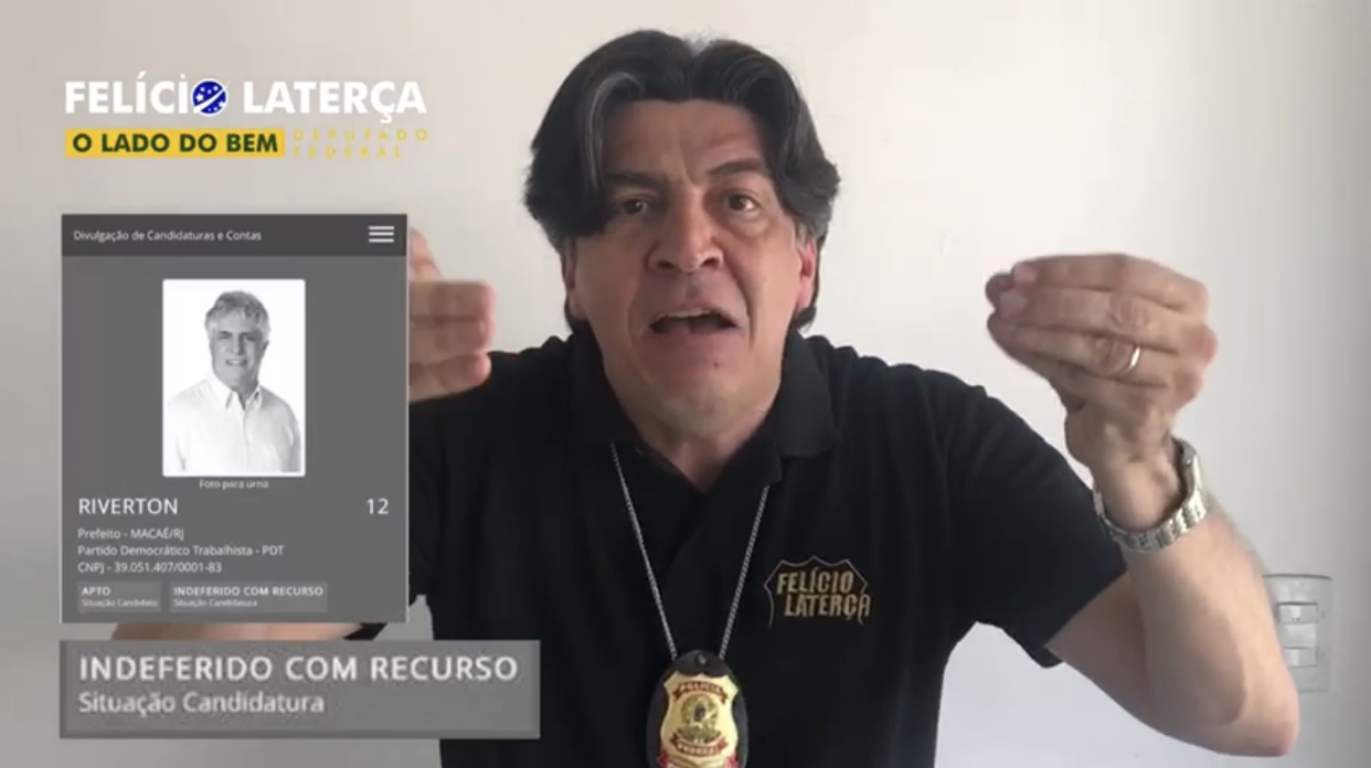 Deputado e delegado da PF, Laterça fala de candidatura de Riverton em Macaé: ‘Fake news’