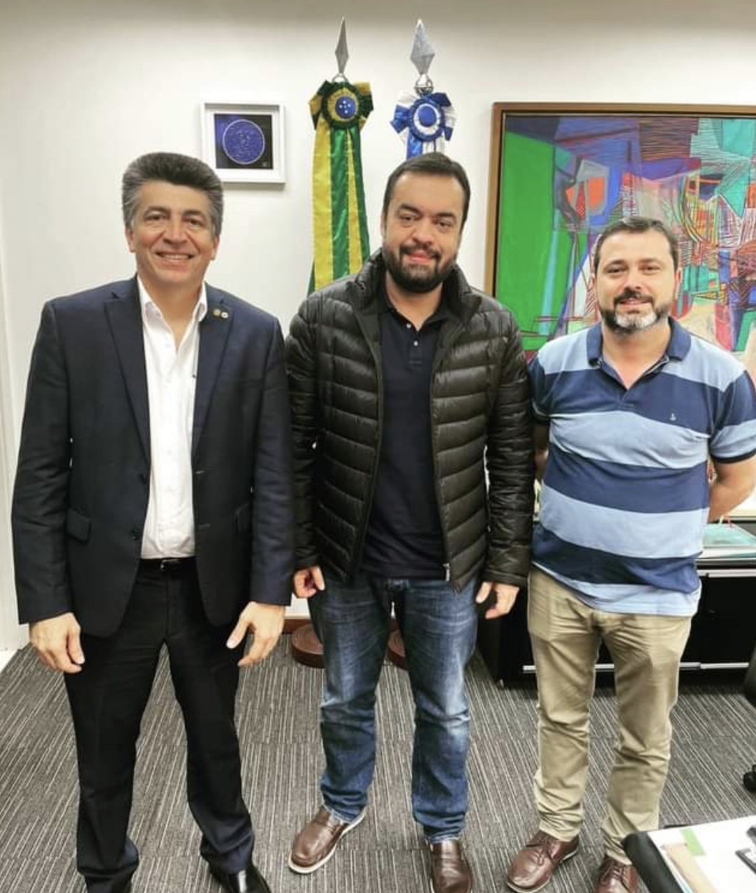 Rio: Laterça se reúne com Cláudio Castro e apresenta demandas de segurança do interior ao governador do Estado