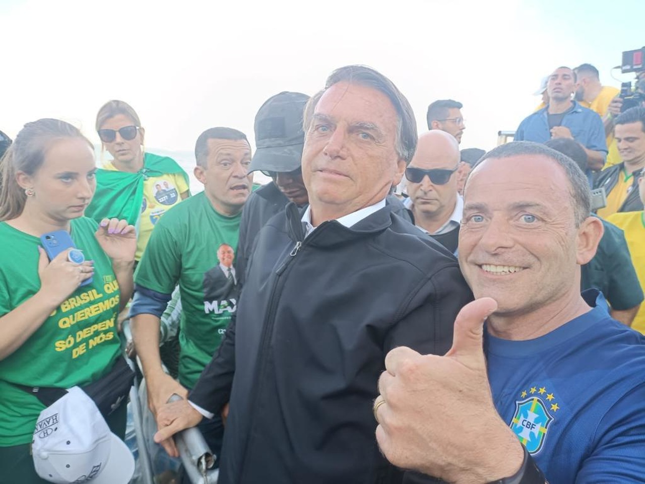 Rio: aliado de Bolsonaro e Castro candidato a deputado federal, Alan Turnowski discursa em ato no 7 de Setembro