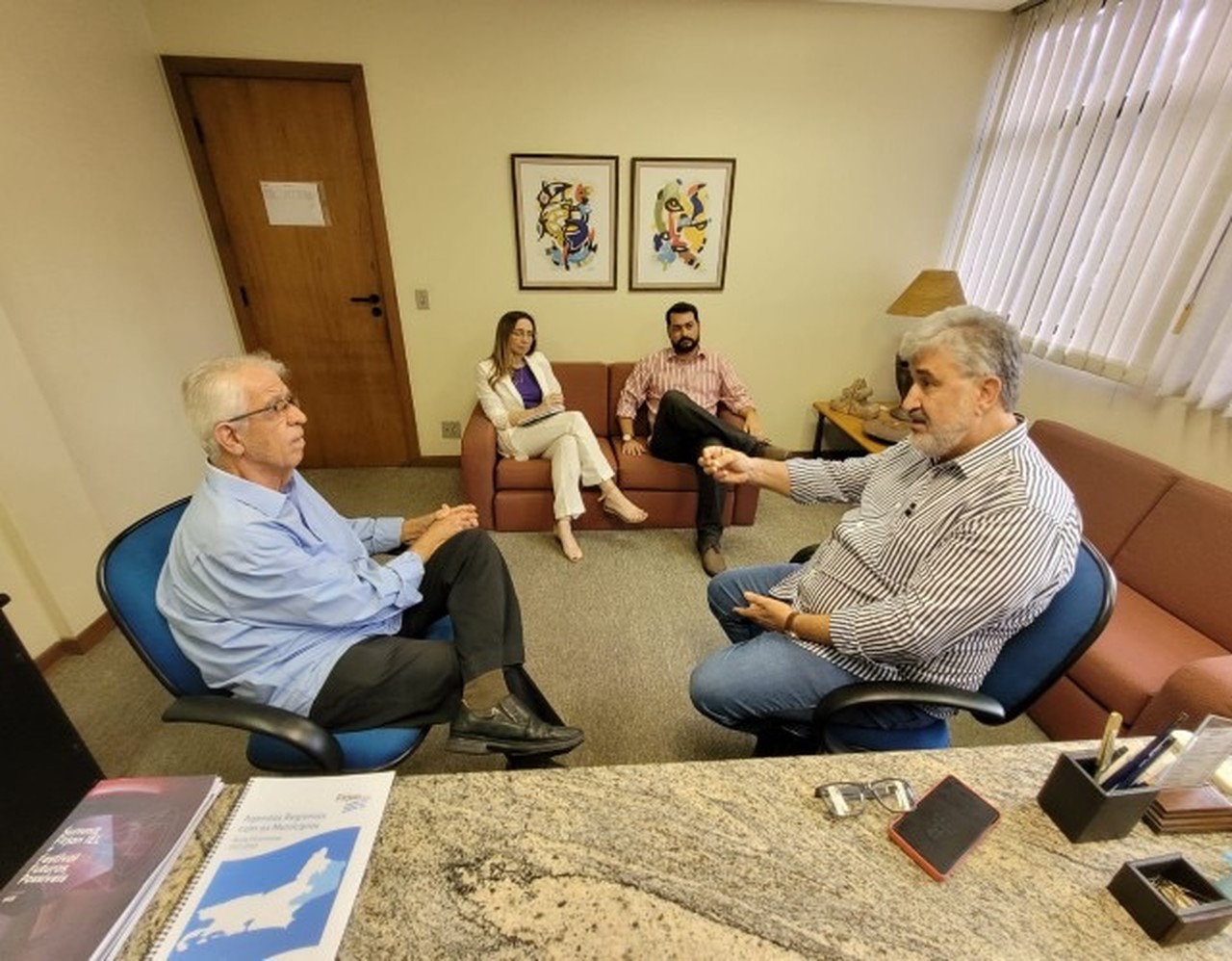 Campos: presidente da Firjan recebe novo secretário de Desenvolvimento Econômico para discutir ações da ‘Agendas regionais’
