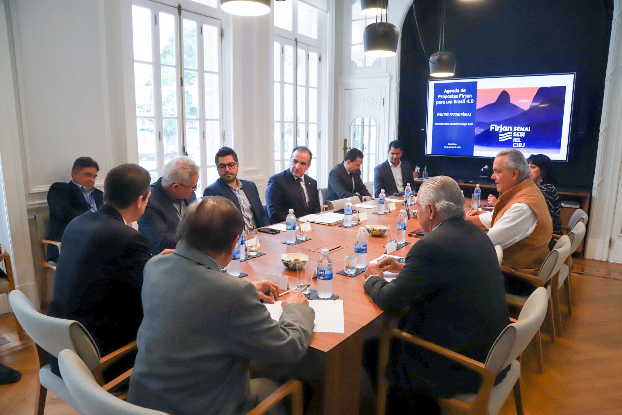 Firjan debate projetos estruturantes de energia e economia do mar com o governo do estado do Rio