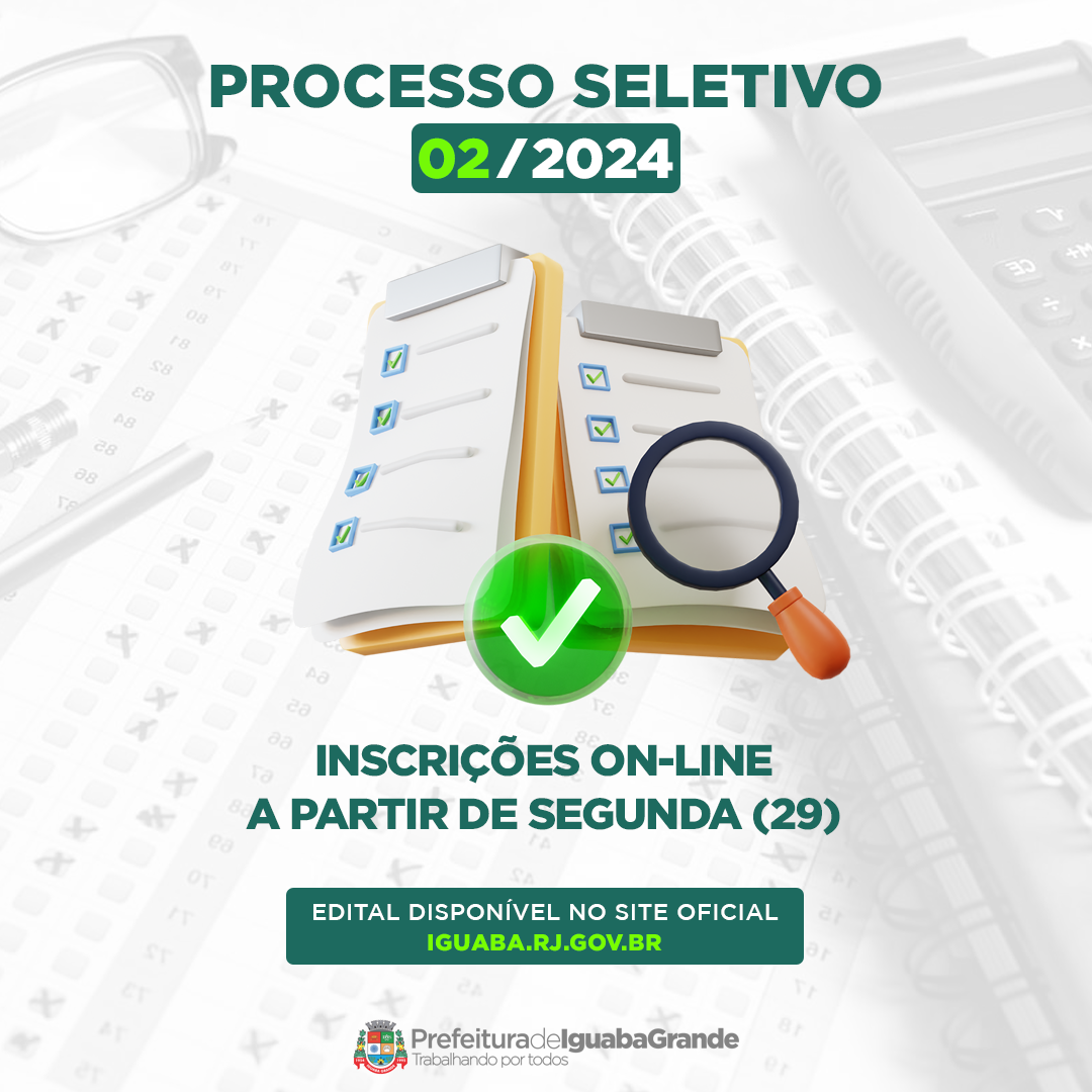 Prefeitura de Iguaba Grande lança edital para Processo Seletivo com mais de 270 vagas em diferentes funções