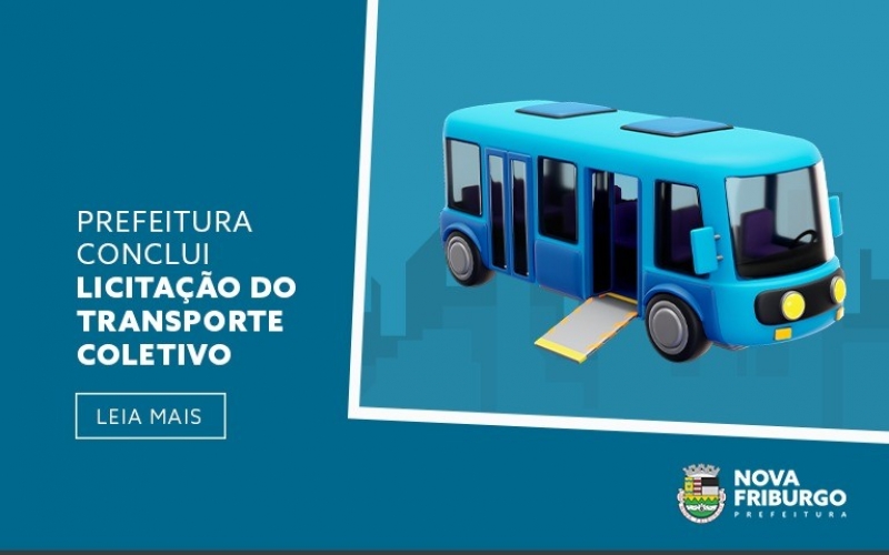 Prefeitura conclui licitação do transporte coletivo