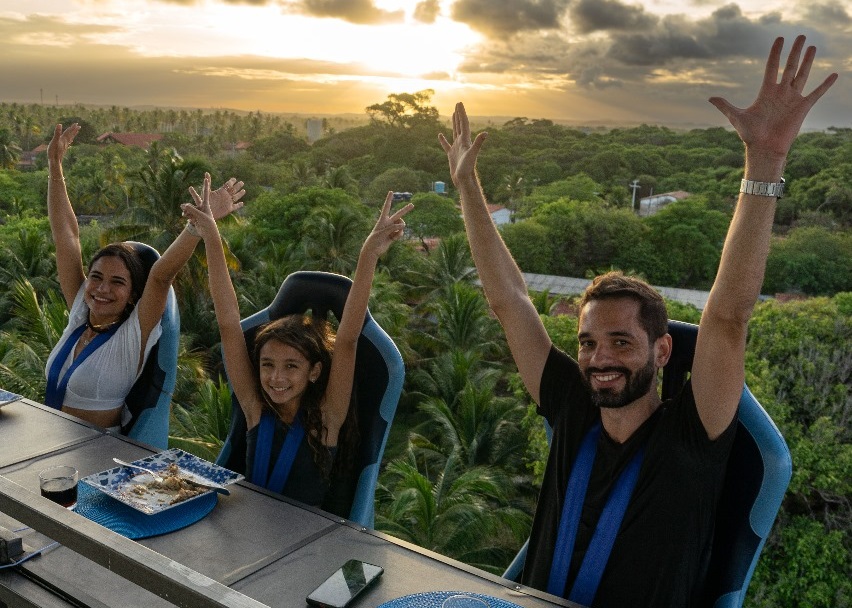 Evento em Búzios oferece experiência gastronômica a mais de 20m de altura