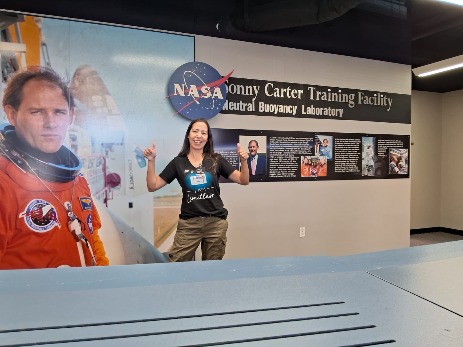 Professora premiada da Escola Polivalente leva pesquisa para a Nasa