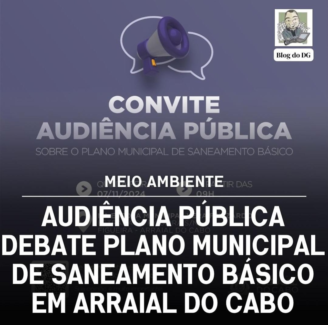 Audiência pública debate plano municipal de saneamento básico em Arraial do Cabo