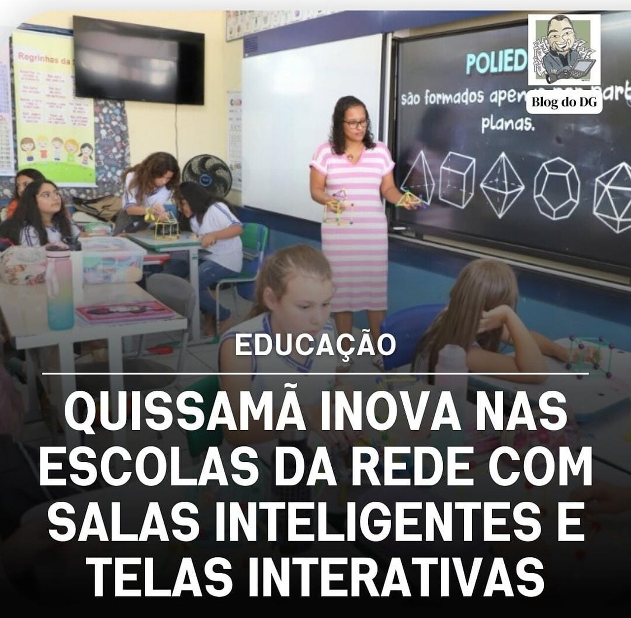 Quissamã inova nas escolas da rede com salas inteligentes e telas interativas