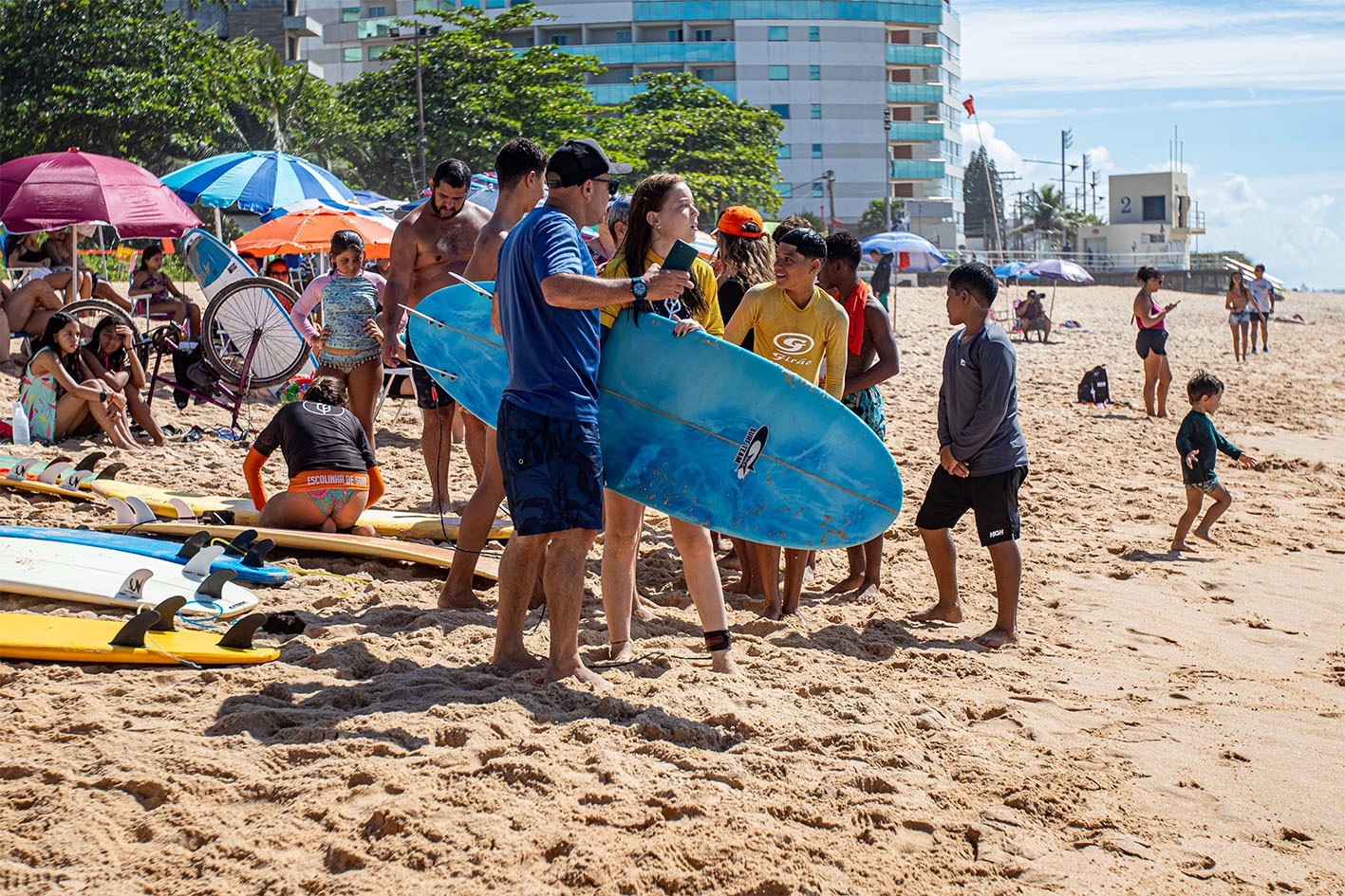 Macaé está se preparando para receber aulas gratuitas da escolinha de surf