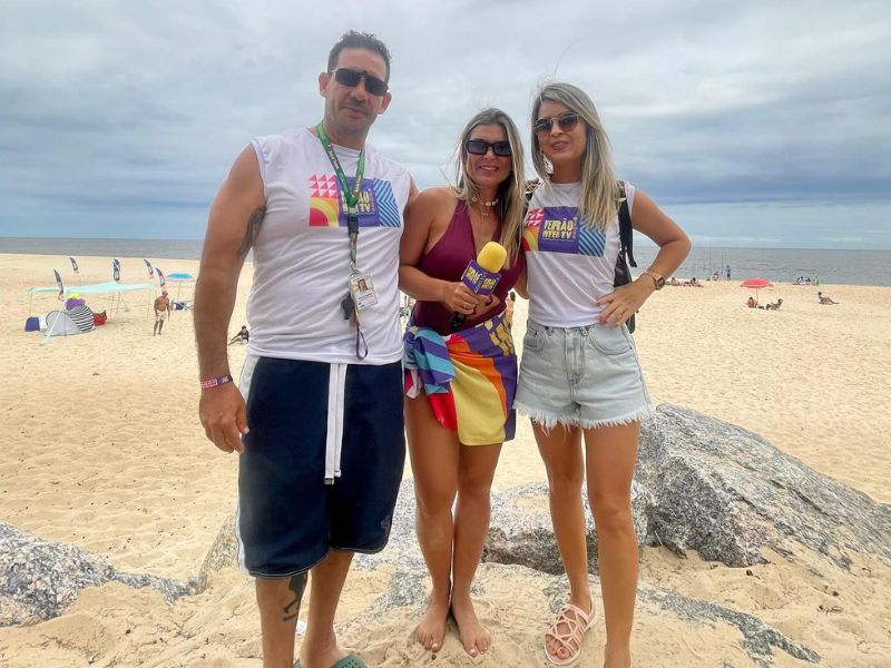 Programa de TV em praia de Maricá vai ao ar na manhã desse sábado, 25