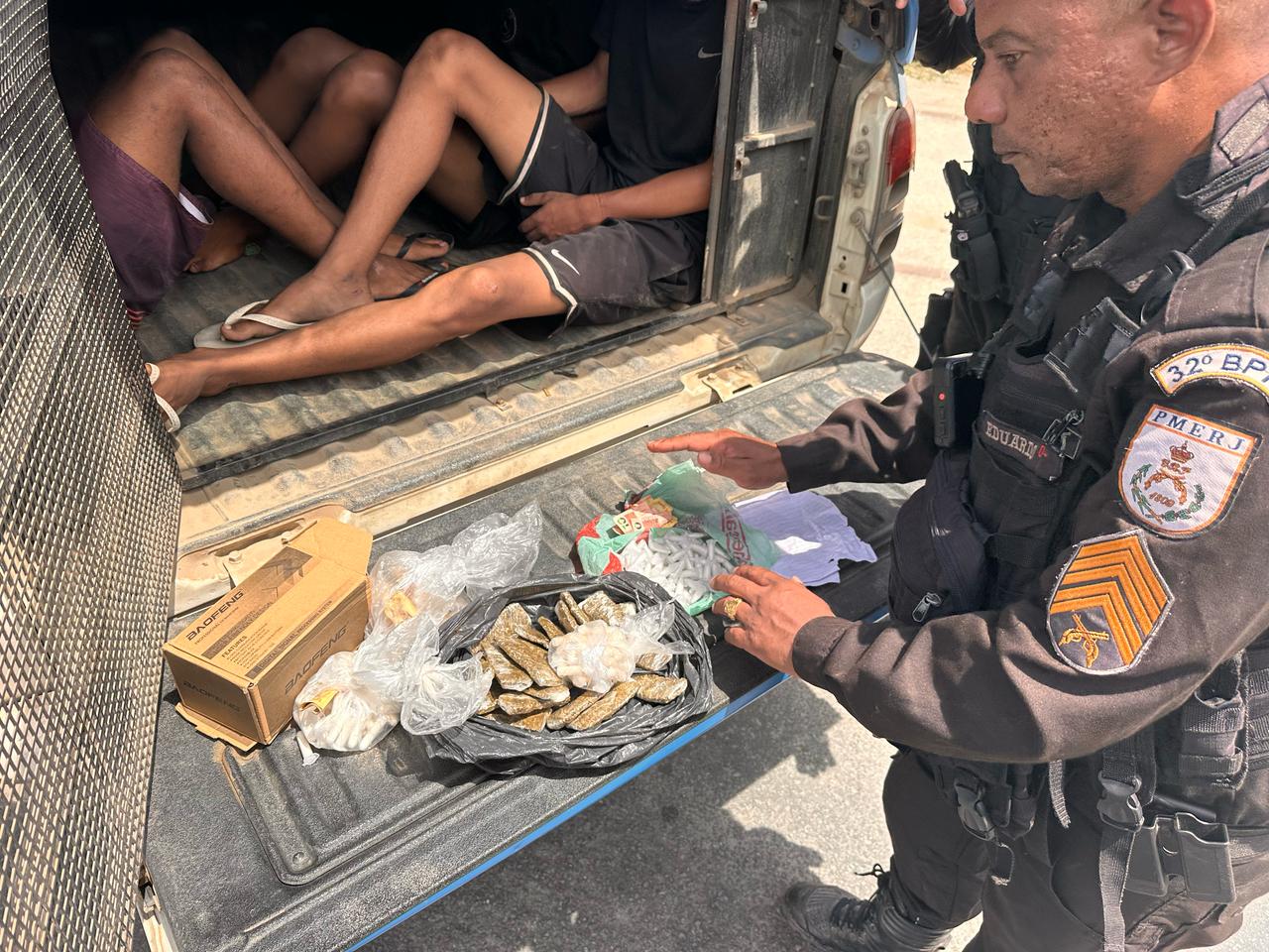 Traficantes foram presos no Lagomar em Macaé durante uma operação policial