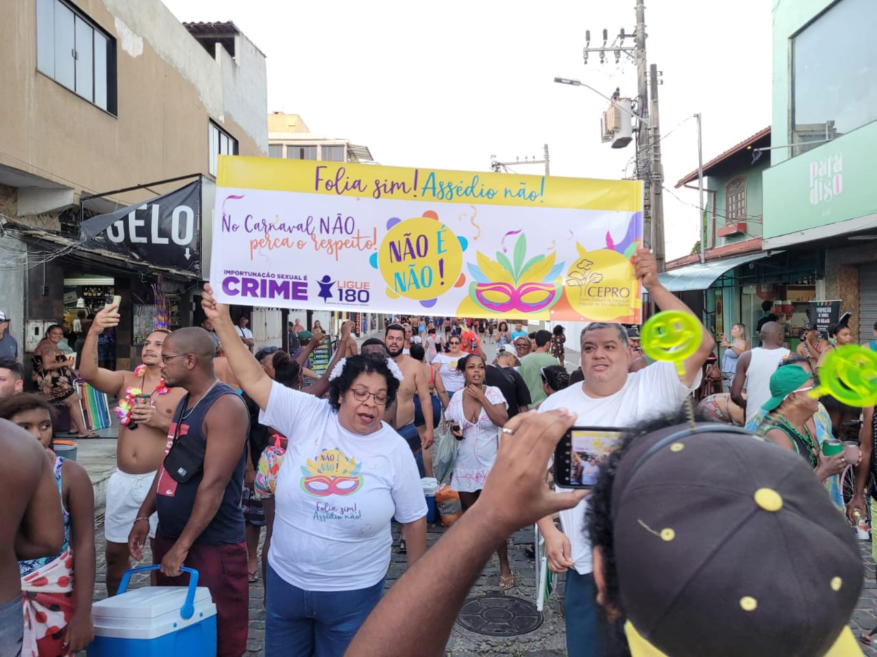 Carnaval de Rio das Ostras terá ações da campanha “Não é Não” já a partir dessa sexta, 28