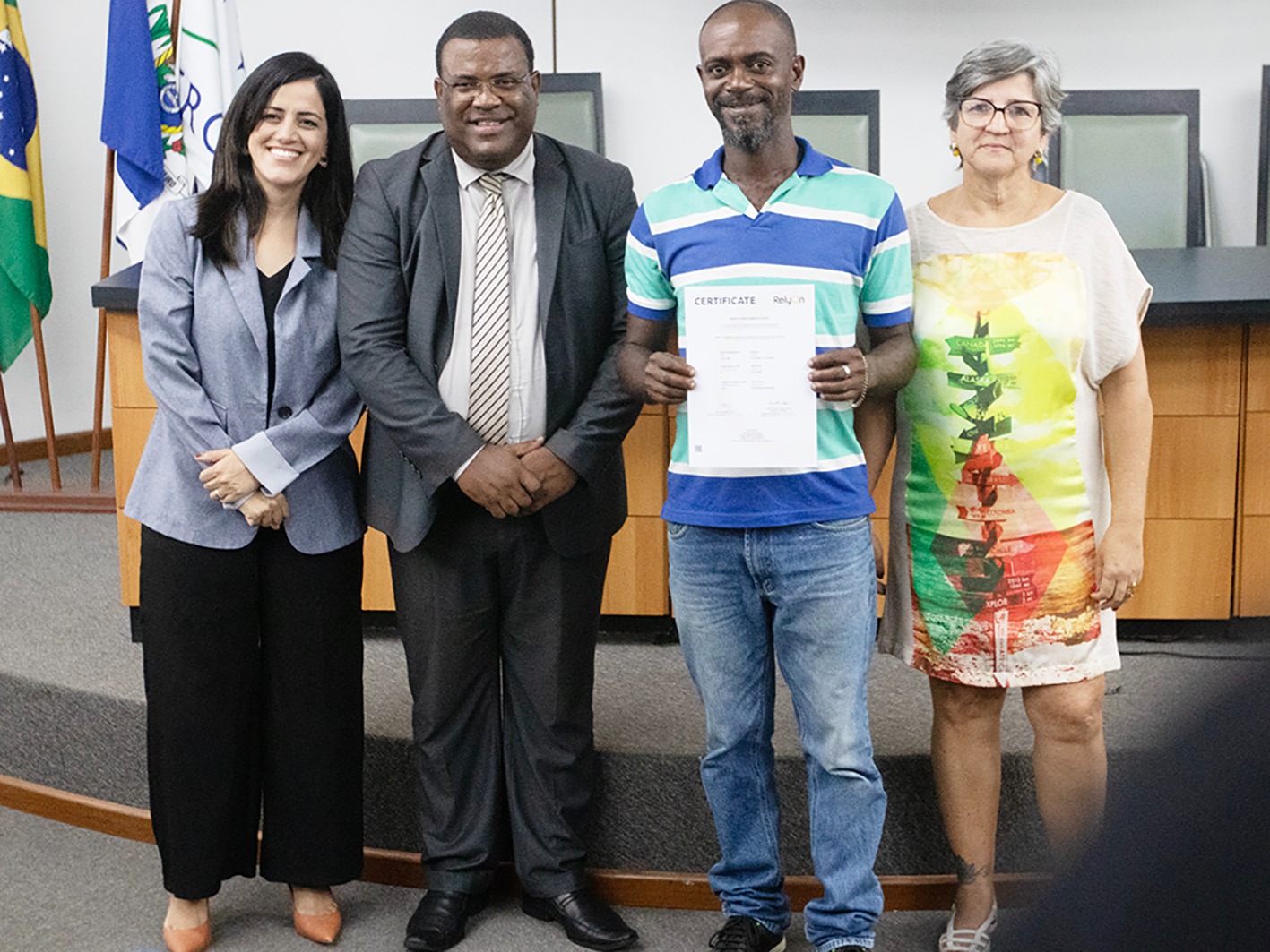 Macaé entregou mais 288 certificados do curto de T-HUET nesta semana