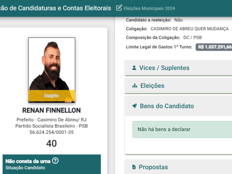 Polícia Civil de Casimiro prende blogueiro que tentou concorrer a prefeito, mas foi barrado pelo TRE-RJ