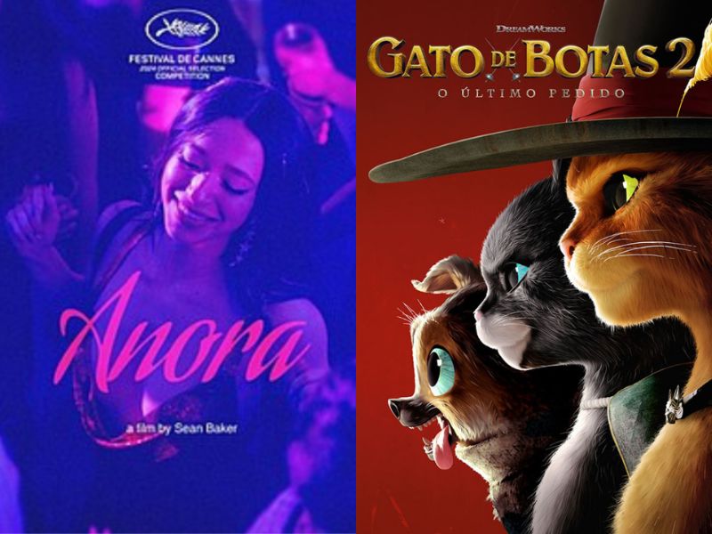 Anora e Gatos de Botas 2 são atração no fim de semana do Cine Henfil, em Maricá