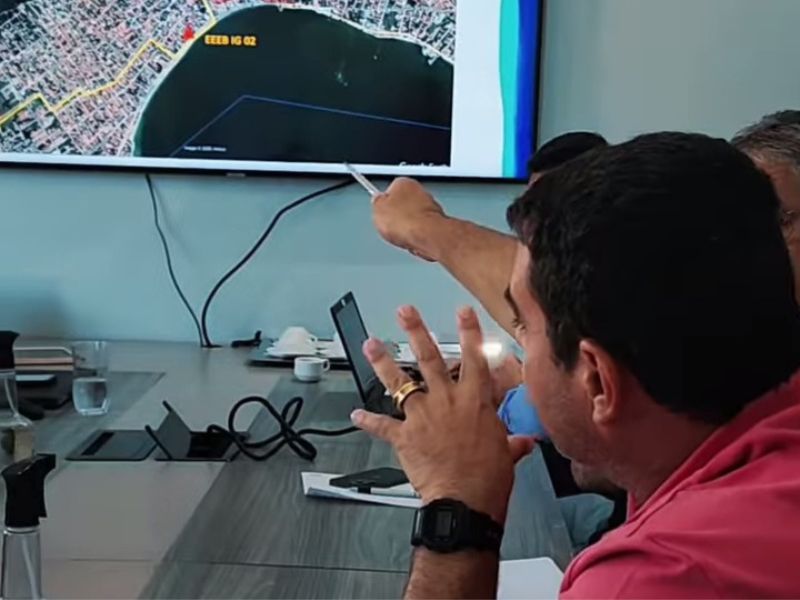Prefeito Fabinho cobra Prolagos sobre problemas em Iguaba Grande; falta d’água foi um deles