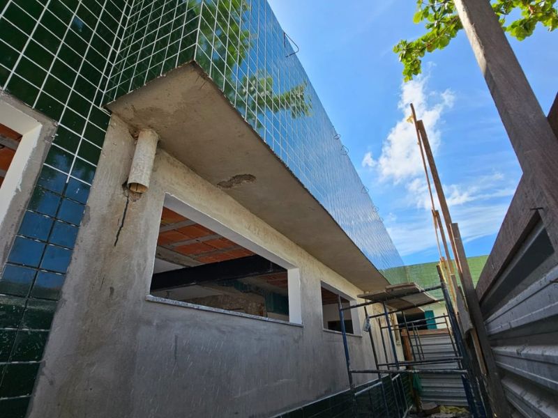 Unidade de saúde no centro de Saquarema segue com obras de reforma de adequação