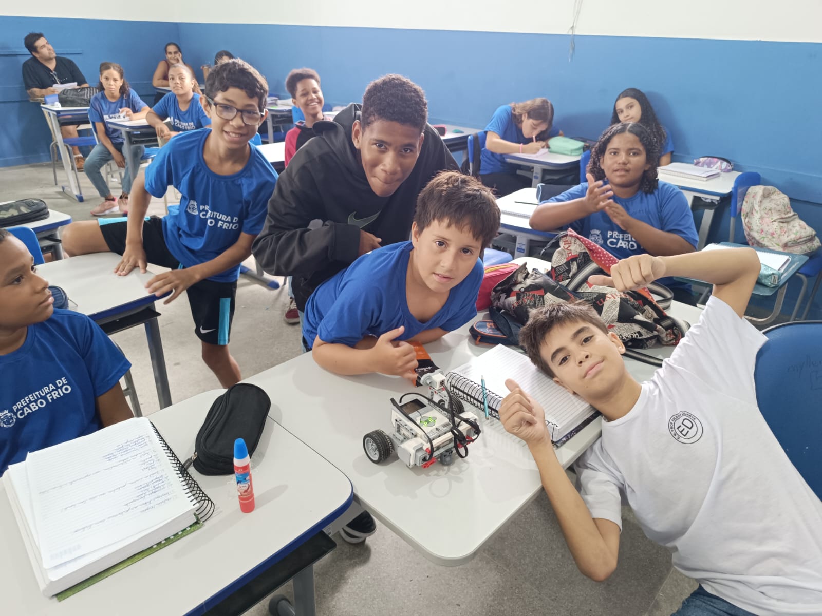 Robótica faz estudantes do 6º ano de Cabo Frio explorarem inovação e criatividade