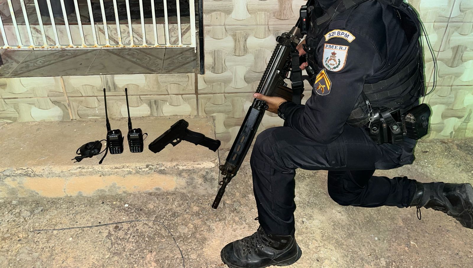 Polícia apreende material ligado ao tráfico de drogas em Conceição de Macabu