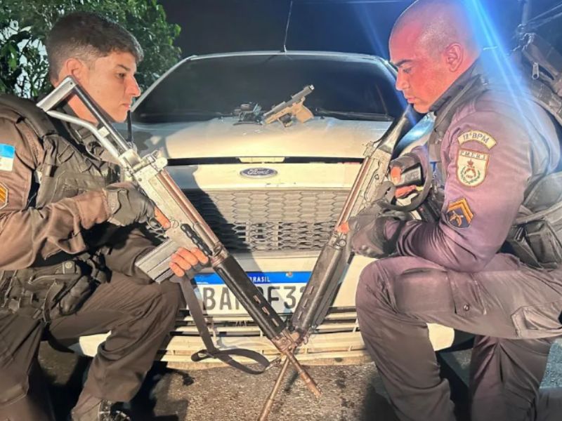 Gerente do tráfico da comunidade da Linha, em Maricá, é preso durante ronda da PM