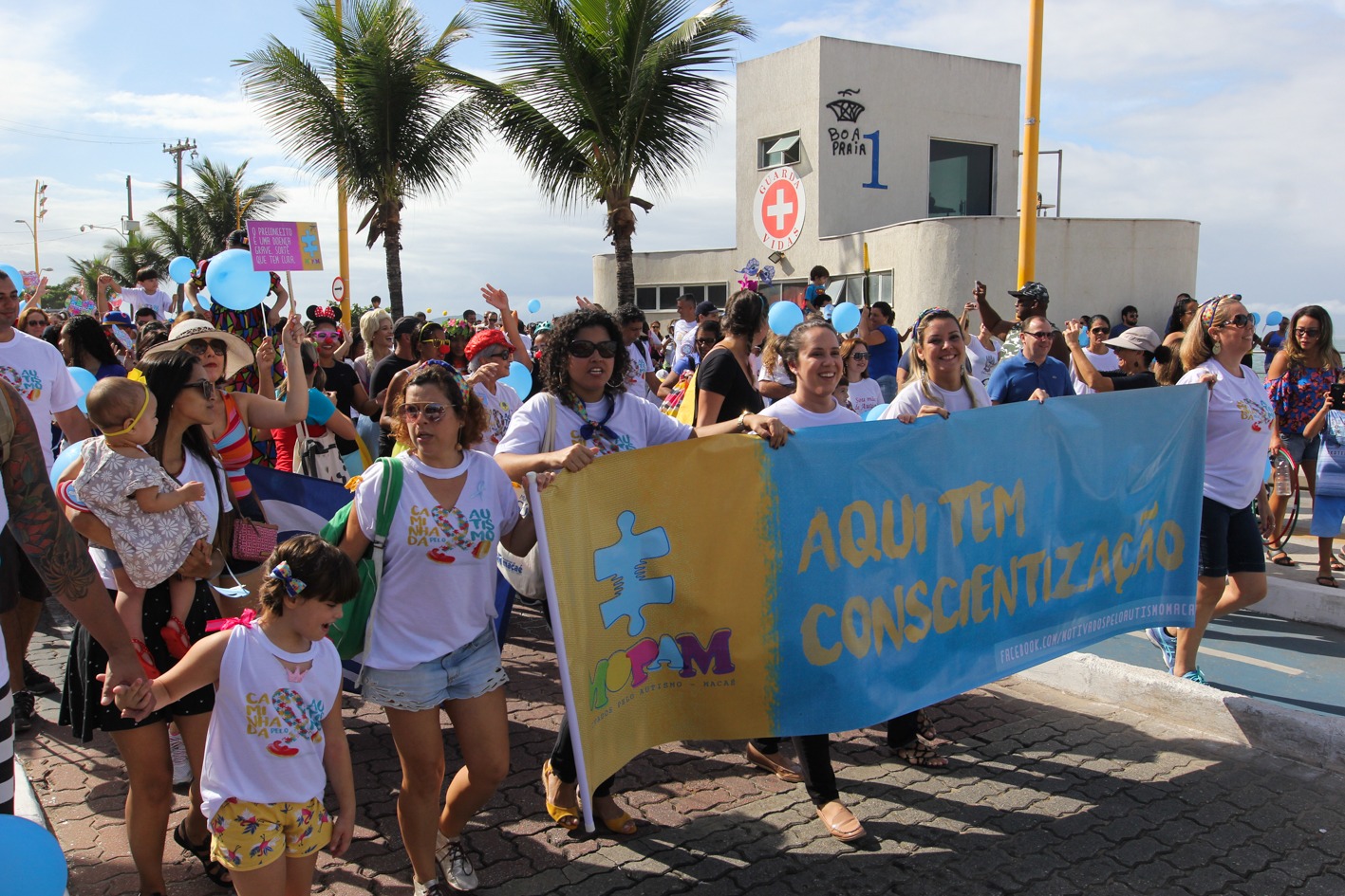 Chuva altera data da Caminhada de Conscientização do Autismo em Macaé