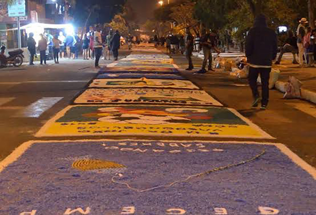 Corpus Christi em Araruama com inscrições abertas para grupos que vão decorar as ruas com tapetes de sal