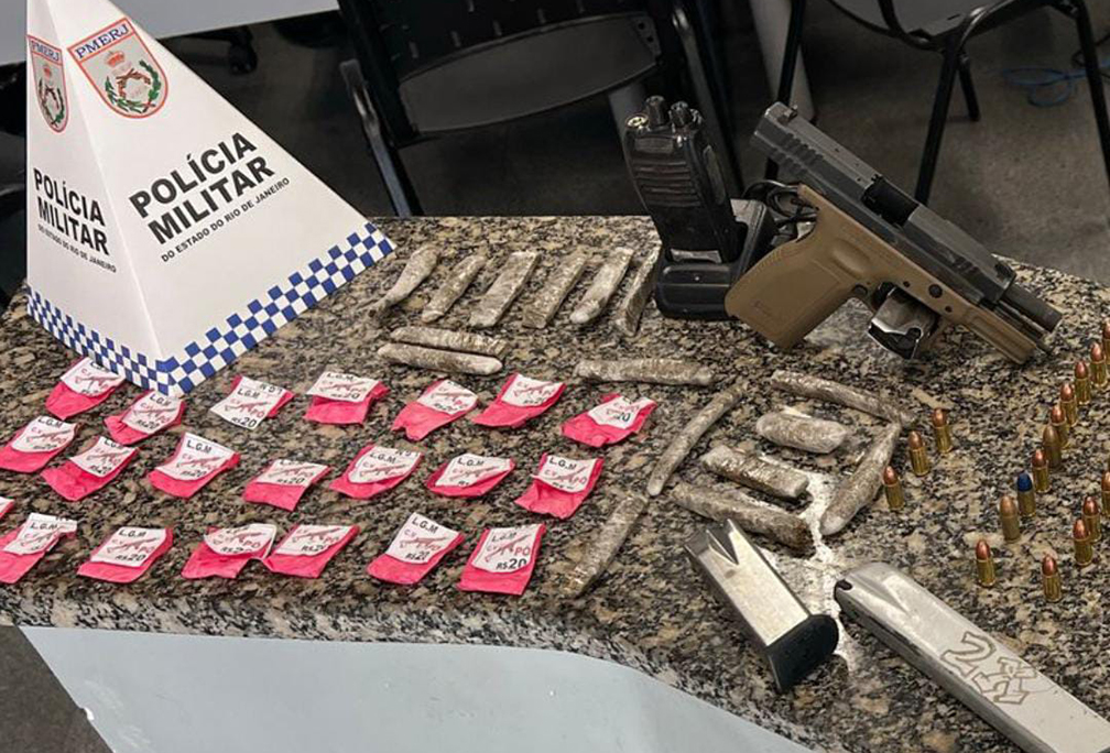 Operação policial no Lagomar termina com prisão de dois traficantes em Macaé