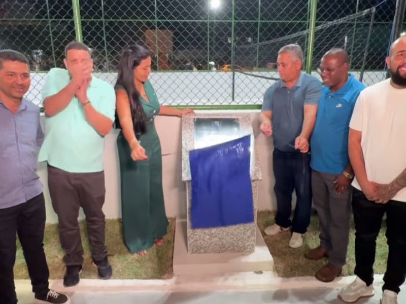 Bairro Biquinha, em Silva Jardim, ganha nova praça graças à gestão Maira Figueiredo