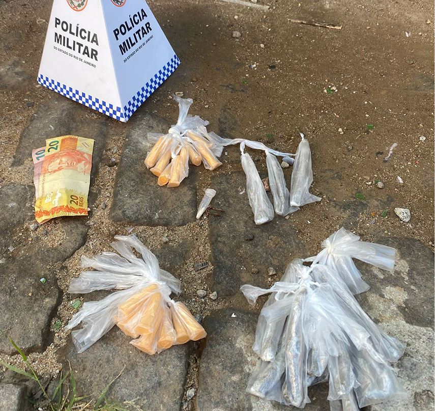 Polícia deteve um menor de idade por tráfico de drogas em Macaé