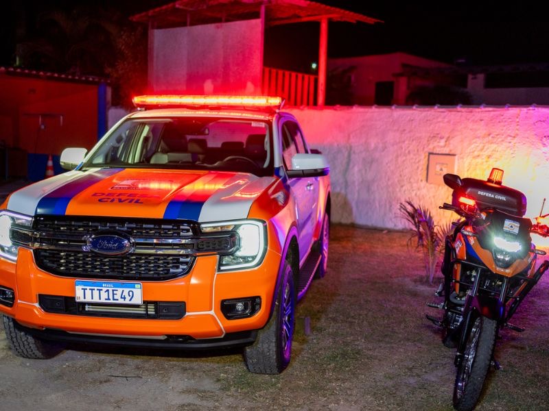 Defesa Civil de Silva Jardim ganha 2 novos veículos 0km na gestão Maira Figueiredo