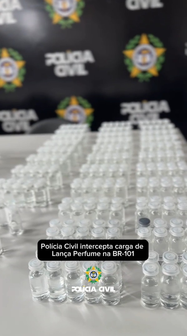 Ação da Civil de Macaé resulta em apreensão de lança-perfume na BR-101