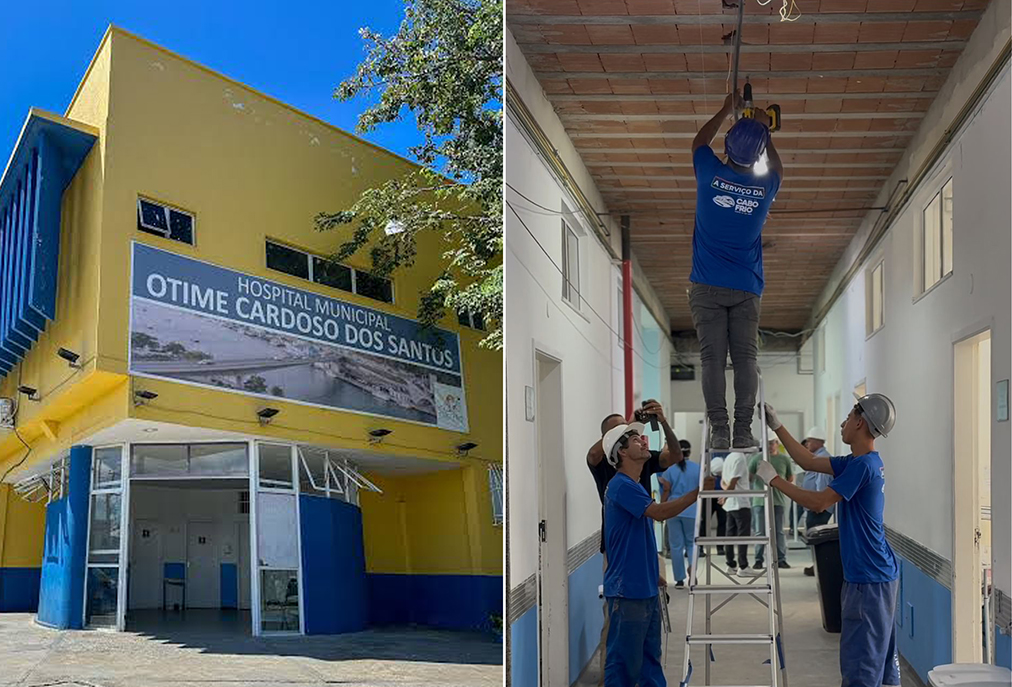 Andar do hospital Otime Cardoso é interditado após infiltrações causadas pela chuva em Cabo Frio