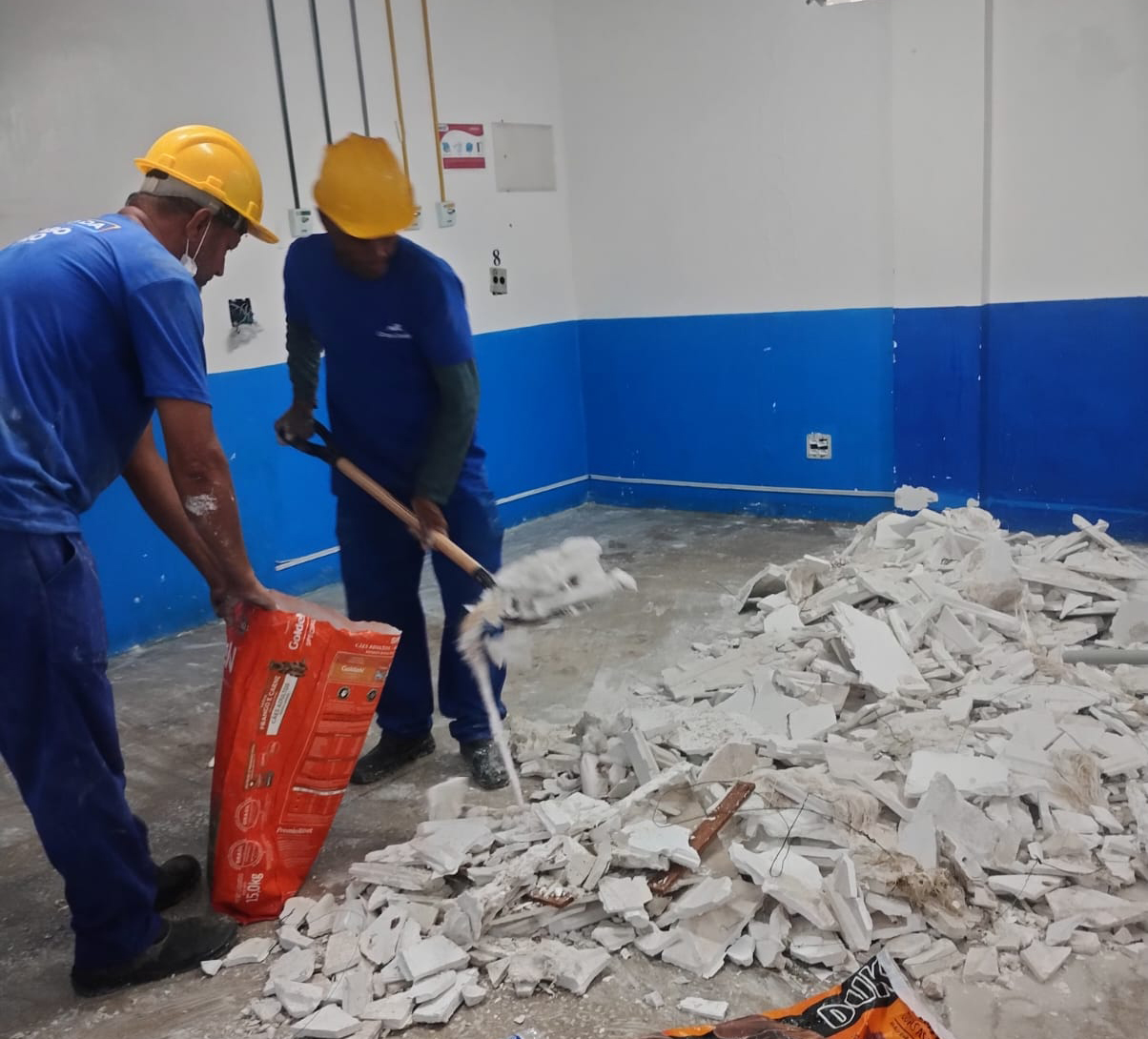 Hospital Otime Cardoso segue com área interditada após danos causados pela chuva