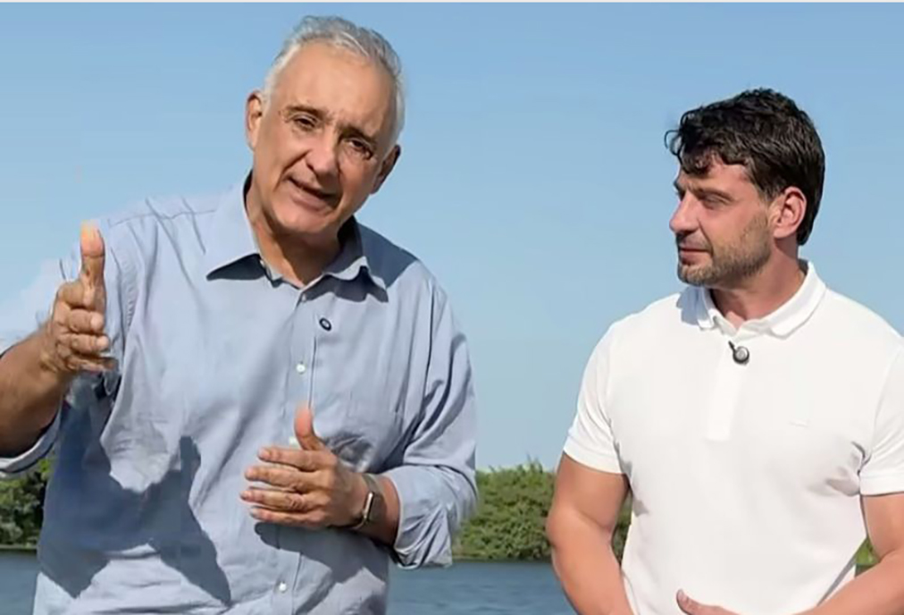 Carlos Augusto e Bernardo Rossi anunciam obras do Estado na Lagoa de Iriry, em Rio das Ostras