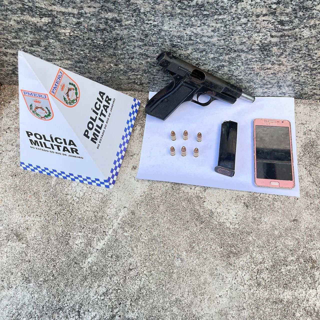 Ação do 32º BPM resulta na prisão de foragido da Justiça em Conceição de Macabu