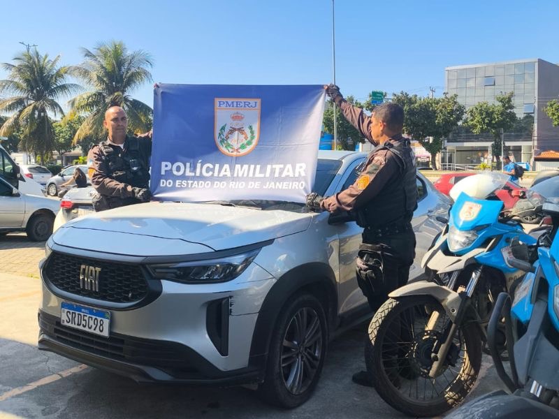 Investigação de clonagem de placa descobre carro roubado em Rio das Ostras