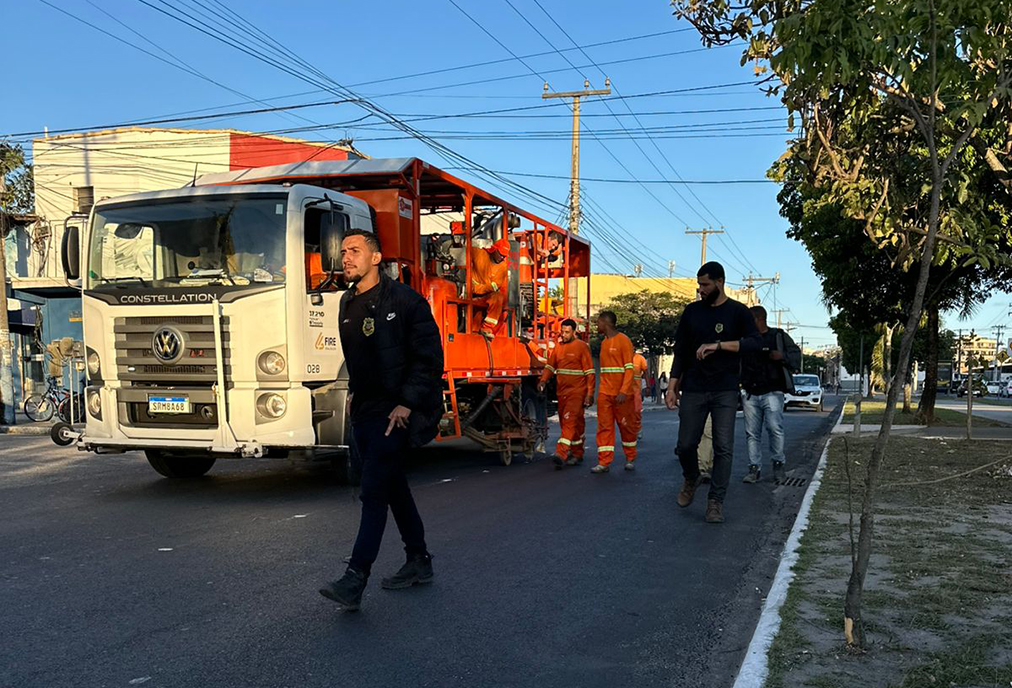 JK em Cabo Frio ganha sinalização horizontal como parte do pacote de melhorias do Estado