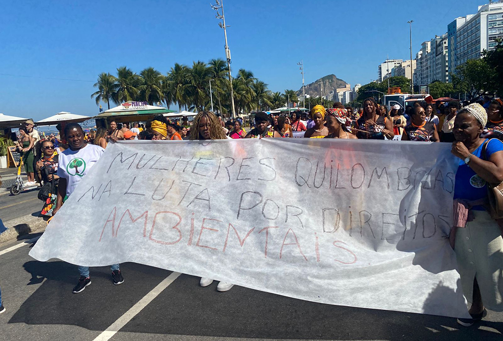 Mulheres negras de Cabo Frio participam da XI Marcha no Rio