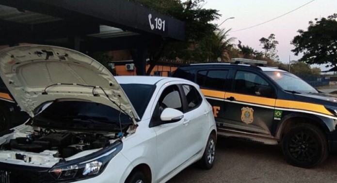 PRF prendeu em Campos homem que dirigia veículo roubado na BR-101