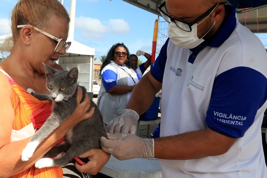 Vacinação antirrábica avança por diversos bairros de Macaé nesta semana
