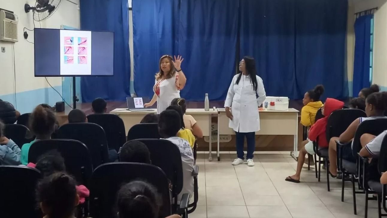 Crianças de Quissamã aprendem sobre higiene bucal com atividades lúdicas