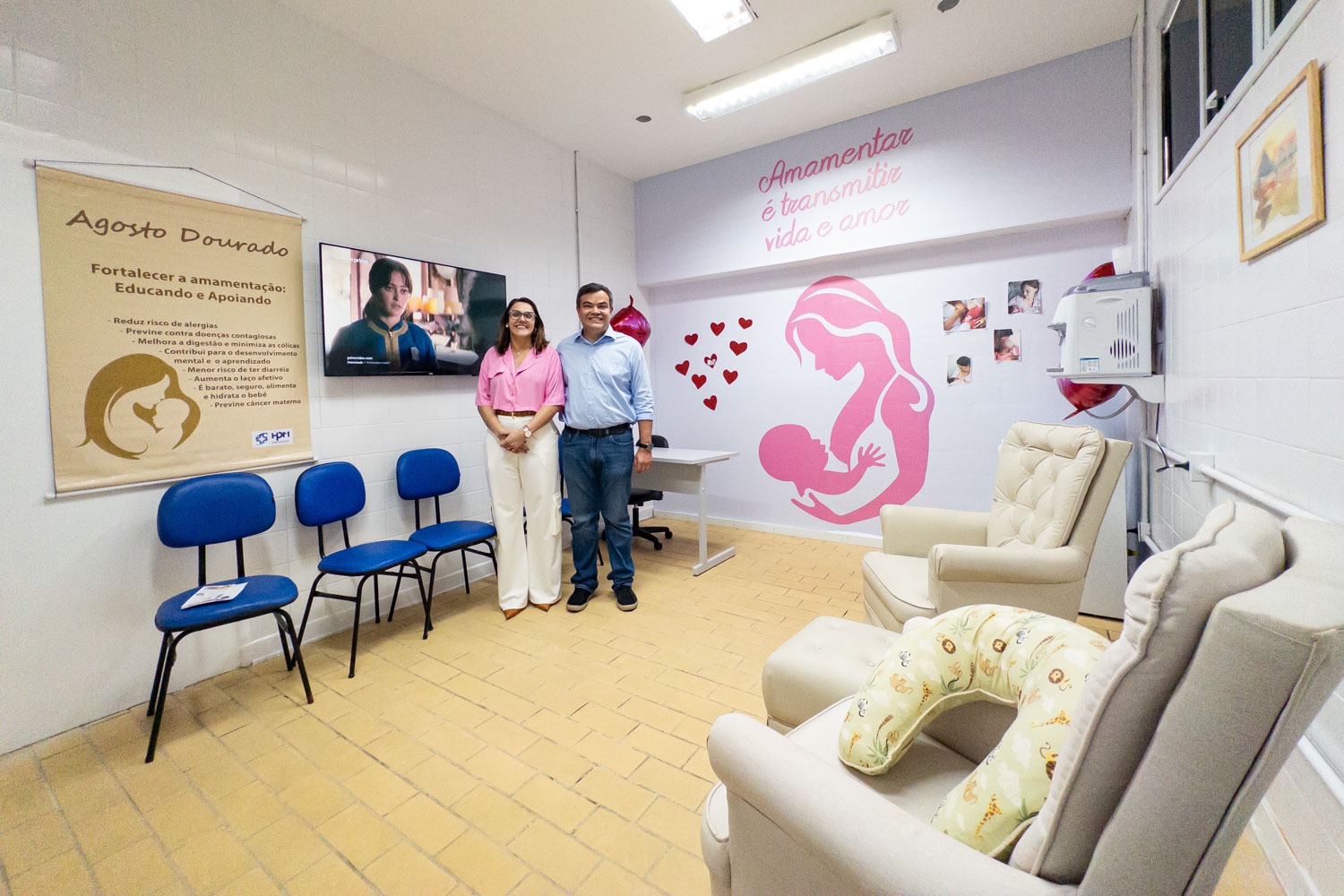 HPM amplia cuidado com mães ao criar sala de amamentação em Macaé