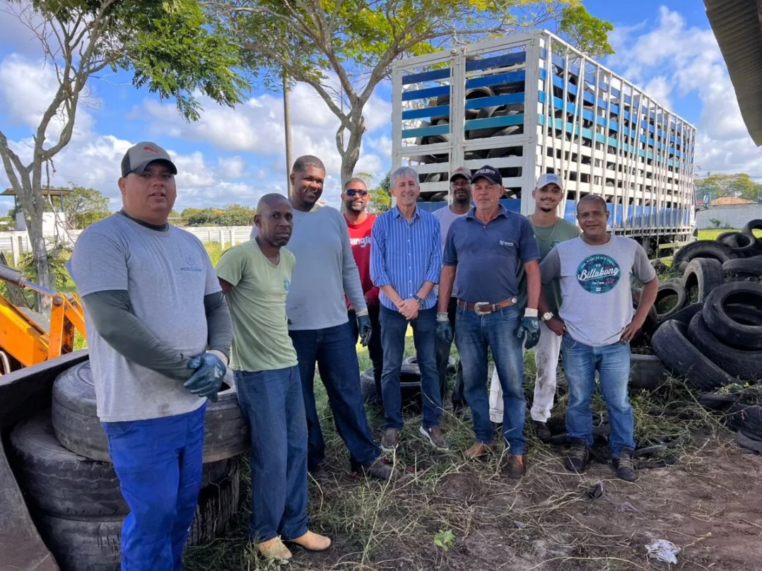 Coleta de pneus em Quissamã reforça política ambiental do município