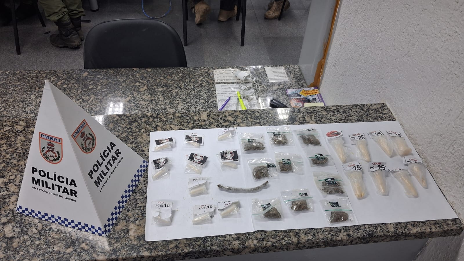Abordagem tática leva à prisão de suspeito com drogas no Parque Aeroporto em Macaé