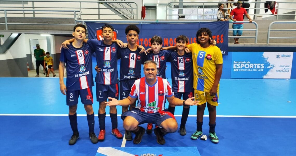 Categoria de base do futsal brilha em Macaé durante rodada do Estadual