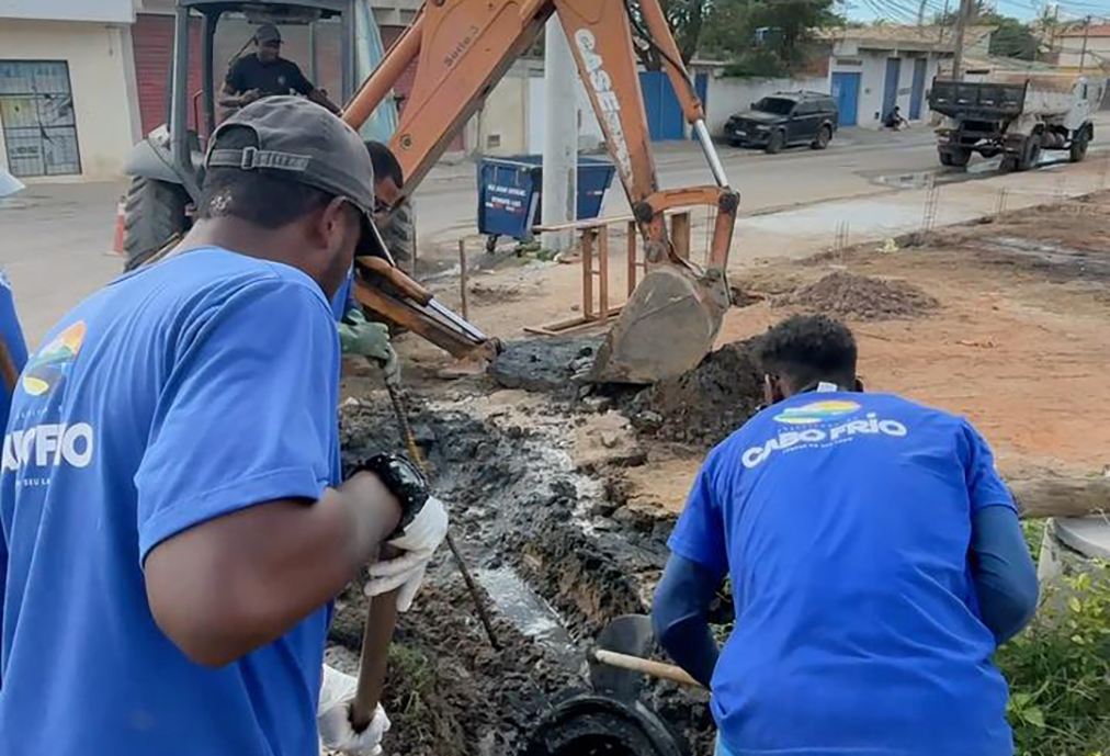 Prefeitura de Cabo Frio finaliza obra complexa na drenagem do Jardim Esperança