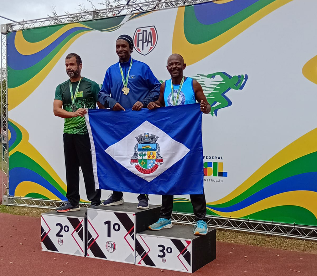 Cabo Frio celebra conquistas de seu atleta no Atletismo Master