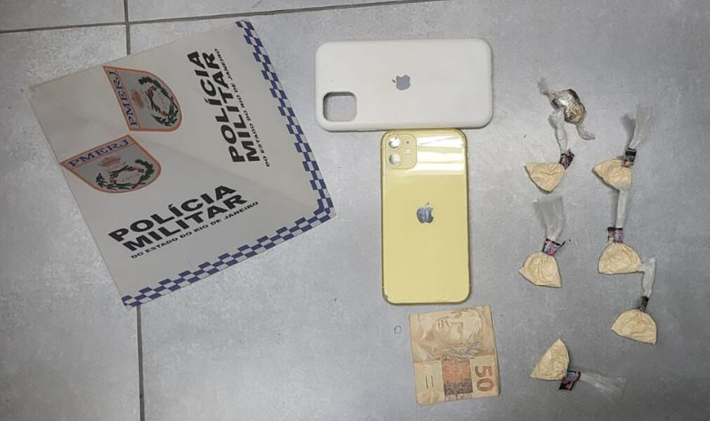 Polícia prende homem por tráfico em localidade de Casimiro de Abreu