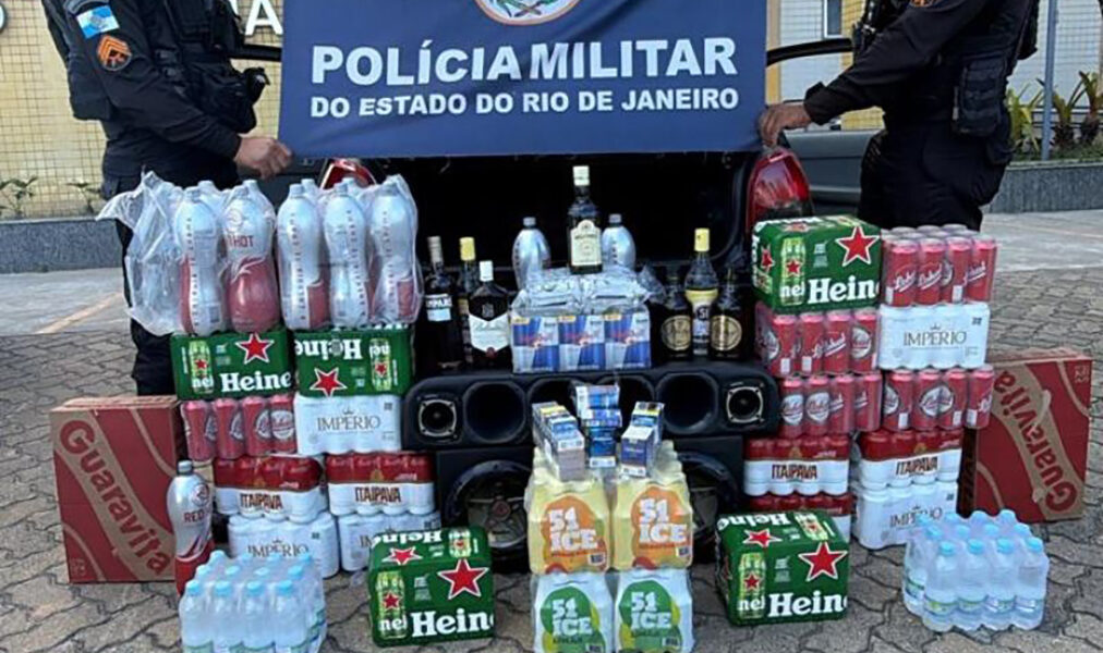 Gerente do tráfico é preso em Rio das Ostras com mais de R$ 10 mil em bebidas sem nota fiscal