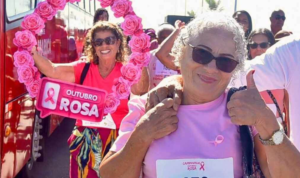 Caminhada do Outubro Rosa em Maricá reforça cuidado com a saúde em todas as idades