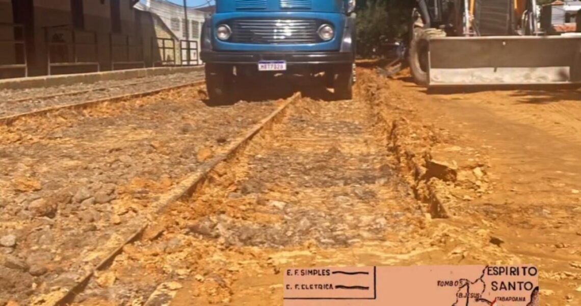 Casimiro de Abreu: Ramon manda enterrar trilhos da antiga Leopoldina e revolta moradores